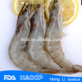 HL002 camarão branco peixe de frutos do mar inteiro congelado e camarão vannamei